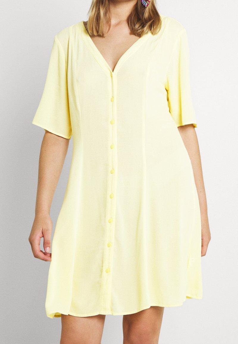 Monki Abito a camicia - yellow