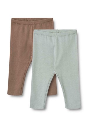 2ER PACK JULES - Legging (type pantalon) - soft rain brown