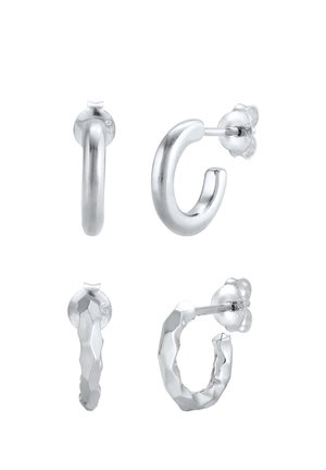 2 PACK BASIC - Kõrvarõngad - silver coloured