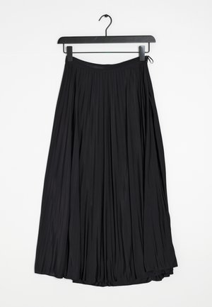 Massimo Dutti Jupe plissée - black