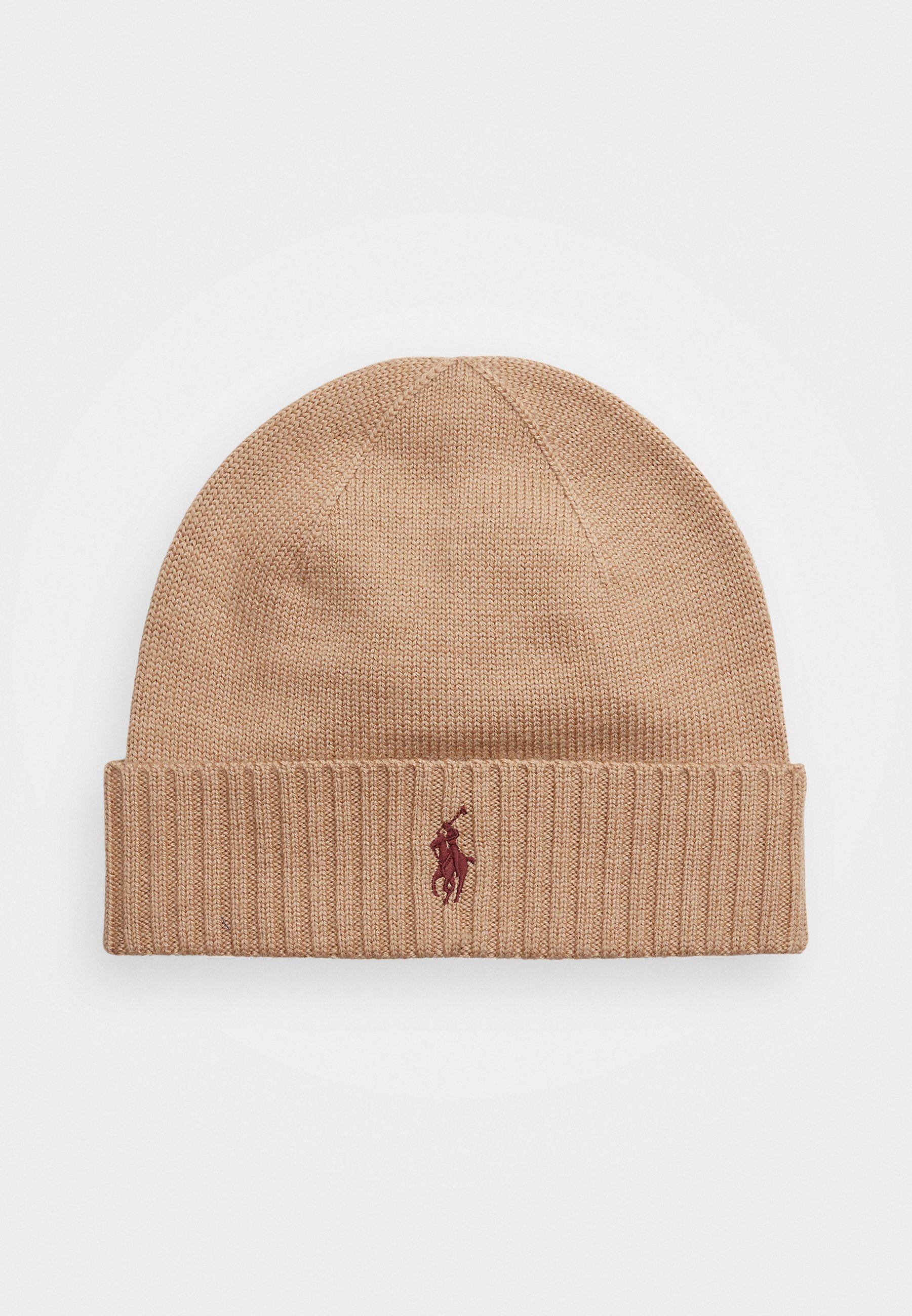 Polo Ralph Lauren Cable Knit Wool Blend Beanie Hat‎ Camel Tan One Size Women POLO RALPH LAUREN Unisex Lambswool Skullie Skull Cap, Winter  main image 4