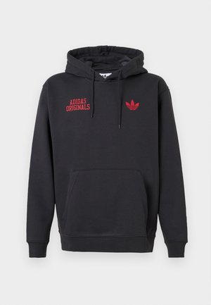 RETRO WORDING UNISEX - Felpa - black