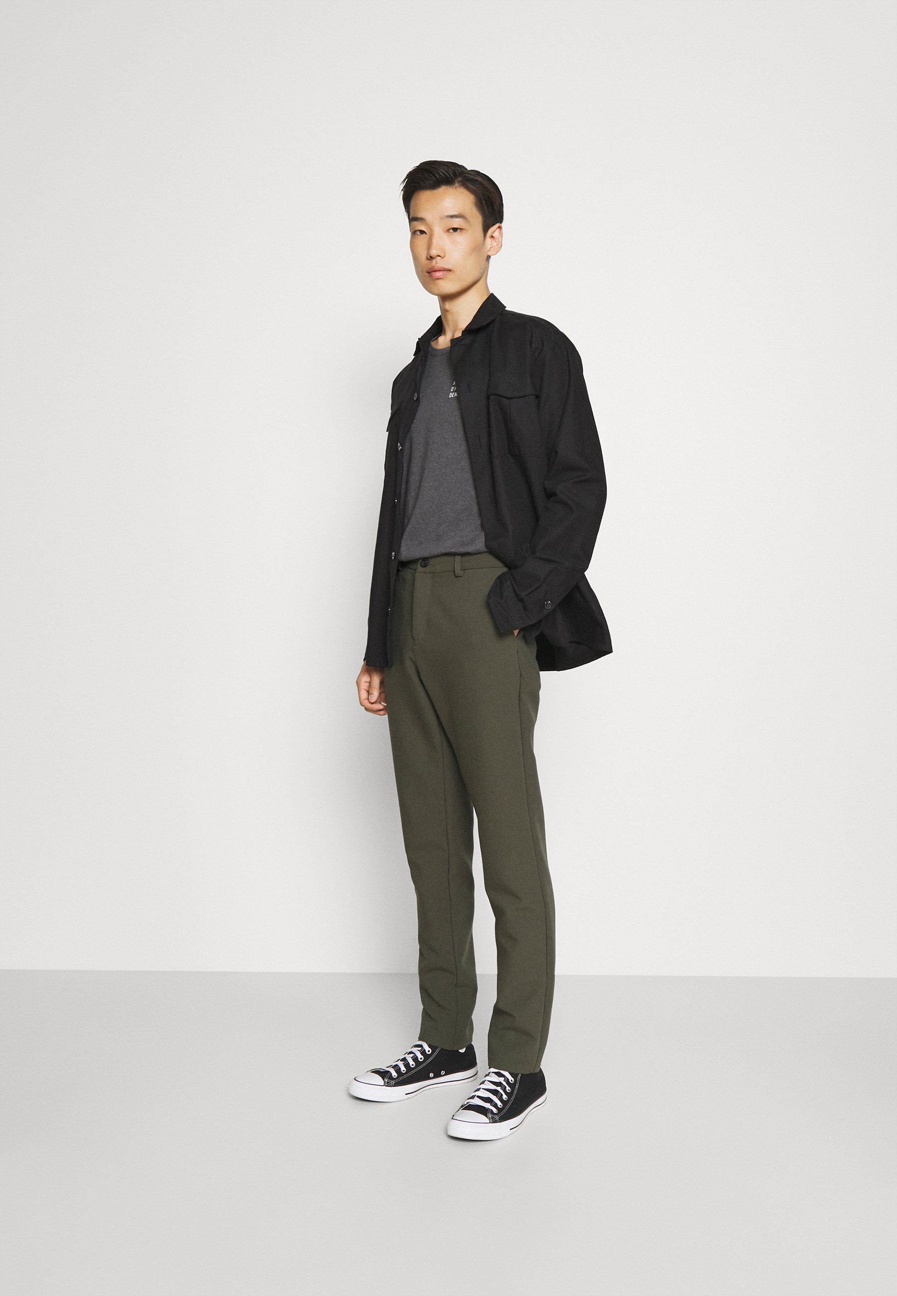 Uomo LONG SLEEVE SMALL LOGO PRINT - Maglietta a manica lunga Uomo LONG SLEEVE SMALL LOGO PRINT - Maglietta a manica lunga
