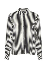 Gombos blúz - salute white stripe