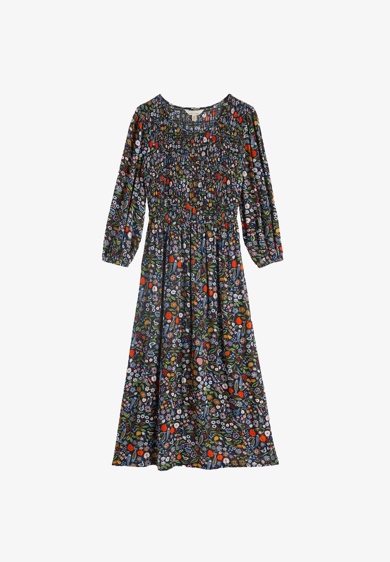 Seasalt Cornwall MAINLAND MIDI - Robe en jersey - seaweed floral chalk/bleu Seasalt Cornwall MAINLAND MIDI - Robe en jersey - seaweed floral chalk/bleu