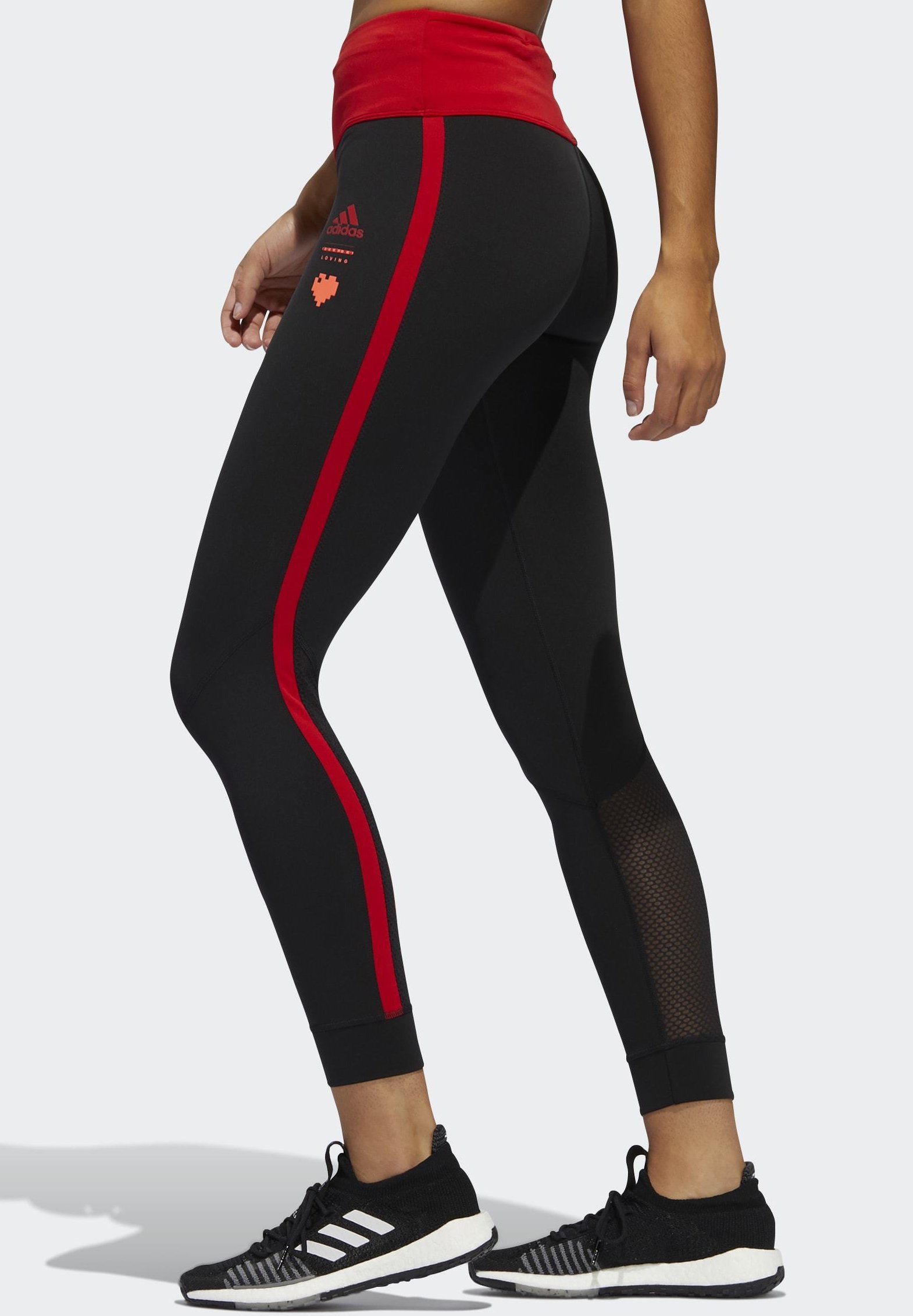 adidas Performance OWN THE RUN VALENTINE 78 LEGGINGS ADIDAS CLIMALITE SET DAMEN LEGGINS 78 + JACKE GR.36 Schwarz