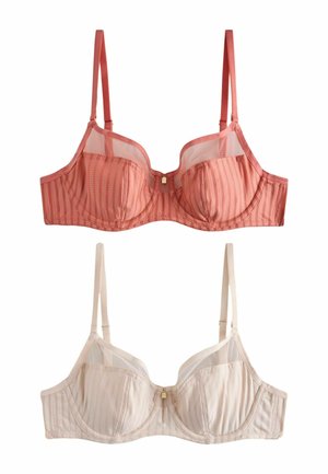 Next, 2 PACK - Bügel BH - coral ecru