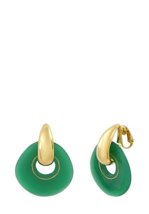 MASSERIA ROUND CLIP-ON - Boucles d'oreilles - green