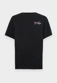 RETRO BACK UNISEX - T-shirt print - black out