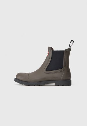 Gummistövlar - chocolate brown/black