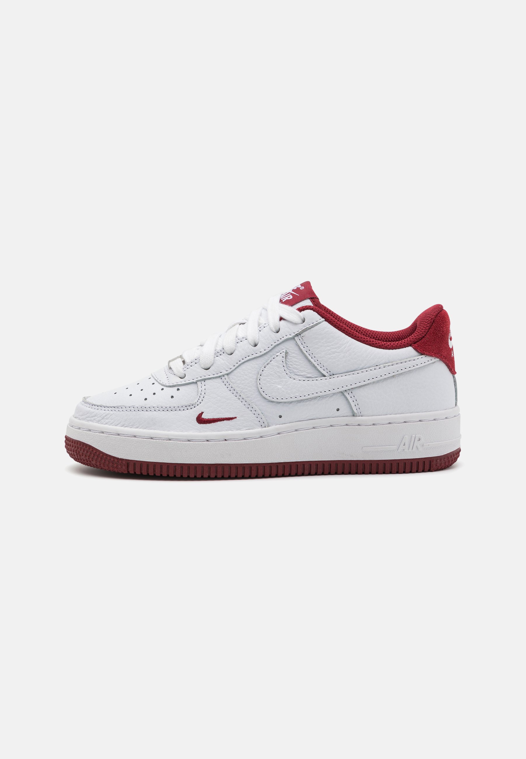 Nike Sportswear AIR FORCE 1 LV8 - Trainers - white/team red/white 