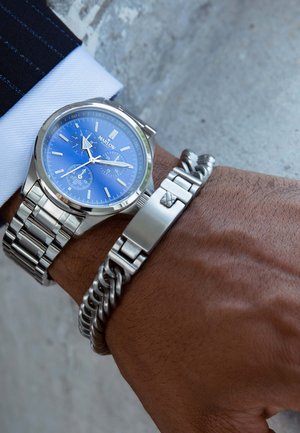 Lucardi MET GOURMETSCHAKEL - Bracelet - silver-coloured