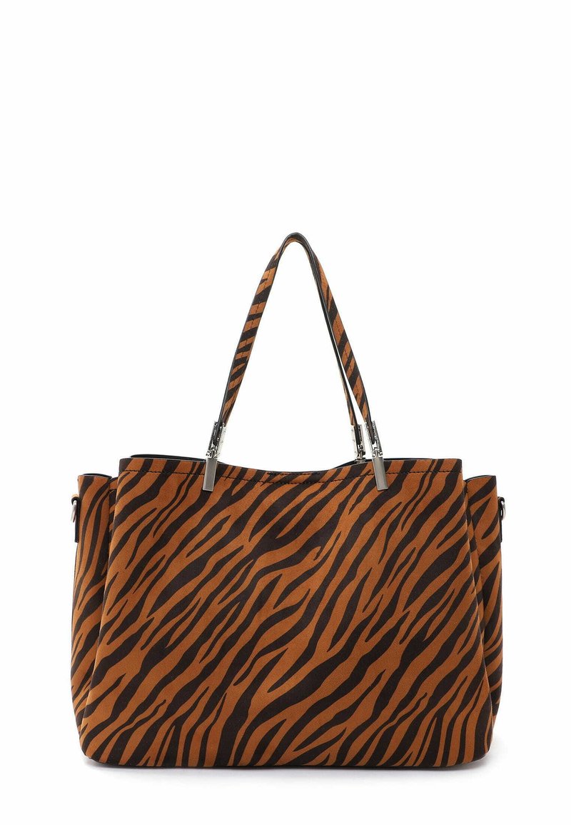 Damen Handtaschen | Emily & Noah IMKE Shopping Bag cognac black/cognac - WV86877 Damen Handtaschen | Emily & Noah IMKE Shopping Bag cognac black/cognac - WV86877