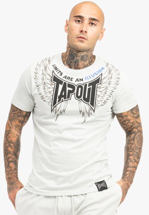 NORMALE PASSFORM TILLUSION - Print T-shirt - light grey black blue