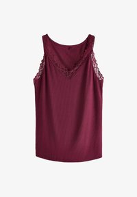 Unselected, burgundy red