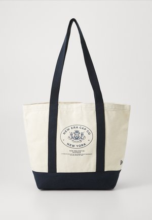 New Era COLLEGE GRAPHIC TOTE BAG UNISEX - Shopping bags - offwhite/dark blue