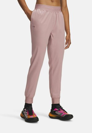 Under Armour RIVAL - Pantalon de survêtement - tourmaline pink
