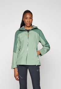 Mammut - CONVEY TOUR HOODED JACKET WOMEN - Hardshell jacket - jade dark Thumbnail Image 1