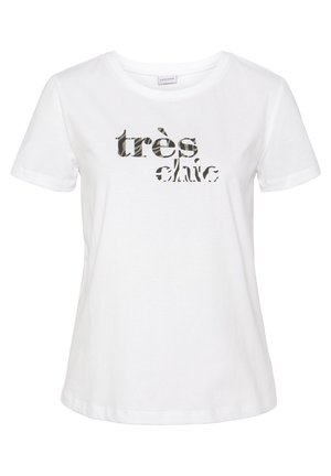 Apdrukāts T-krekls - weiß