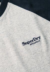 Superdry & Co ESSENTIAL LOGO - Langærmet T-shirt - grey fleck marl eclipse navy