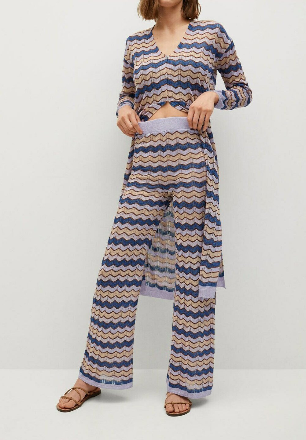 Mango Pantalones - lila/morado - Zalando.es
