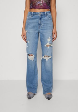 DESTROY DAD - Jeans baggy - light-blue denim