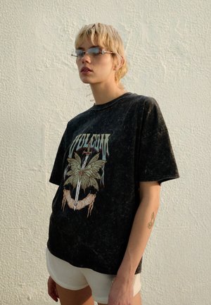 VOLTRIP TEE - Camiseta estampada - vintage black