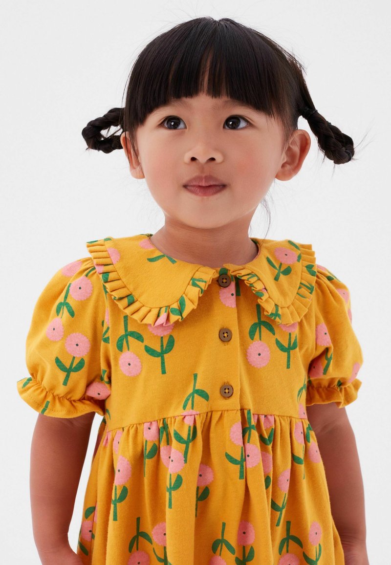 Next SHORT SLEEVE TEA DRESS Freizeitkleid yellow/gelb Zalando.de