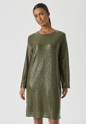 Vestido de cóctel - green sequins