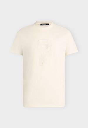 KARL LAGERFELD, T-SHIRT CREWNECK - Μπλουζάκι με στάμπα - offwhite