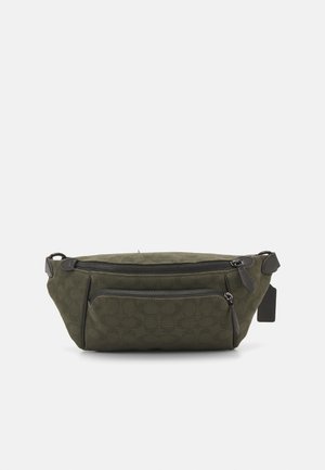 LEAGUE BELT BAG IN SIGNATURE - Jostas soma - army green