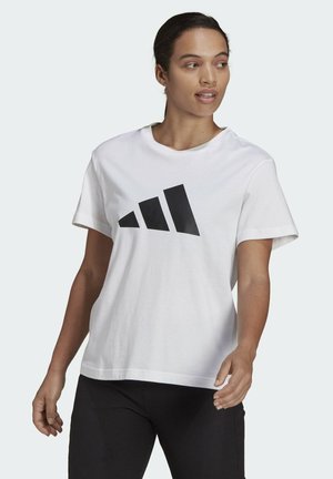adidas Performance FUTURE ICONS - T-shirt con stampa - white