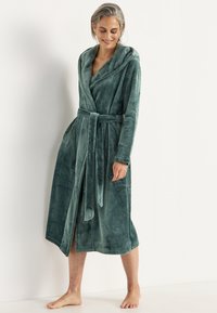 Cellbes of Sweden WITH HOOD - Morgonrock - grey green