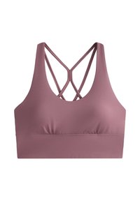 STRAPPY BACK - Reggiseno sportivo con sostegno leggero - mottled berry