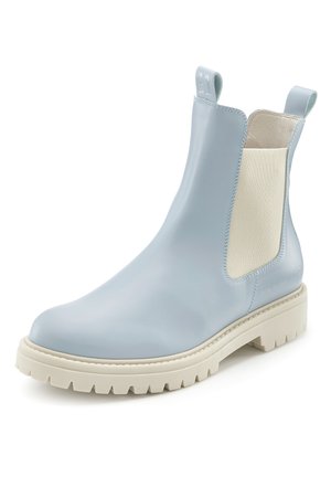 STIEFELETTE - Plateaustiefelette - hellblau