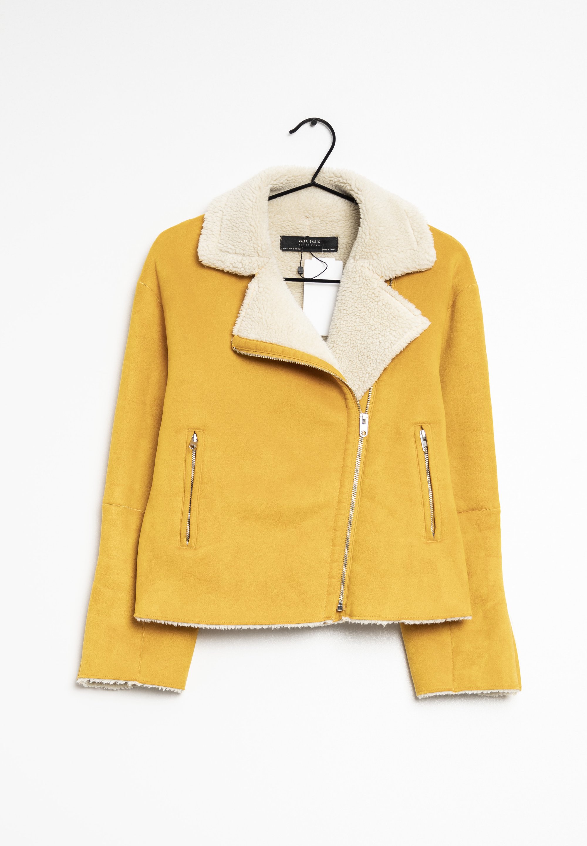 Zara Winter jacket yellow (Pre-owned) Zalando - Main Image