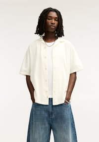 PULL&BEAR - SHORT SLEEVE - Srajca - white Miniaturna slika 1