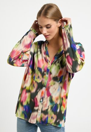 Overhemdblouse - blattgruen