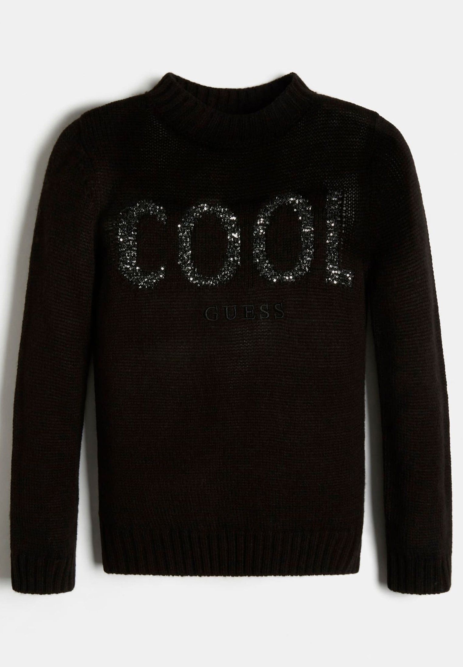 Guess MIT FRONTLOGO - Maglione - schwarz/nero - Zalando.it