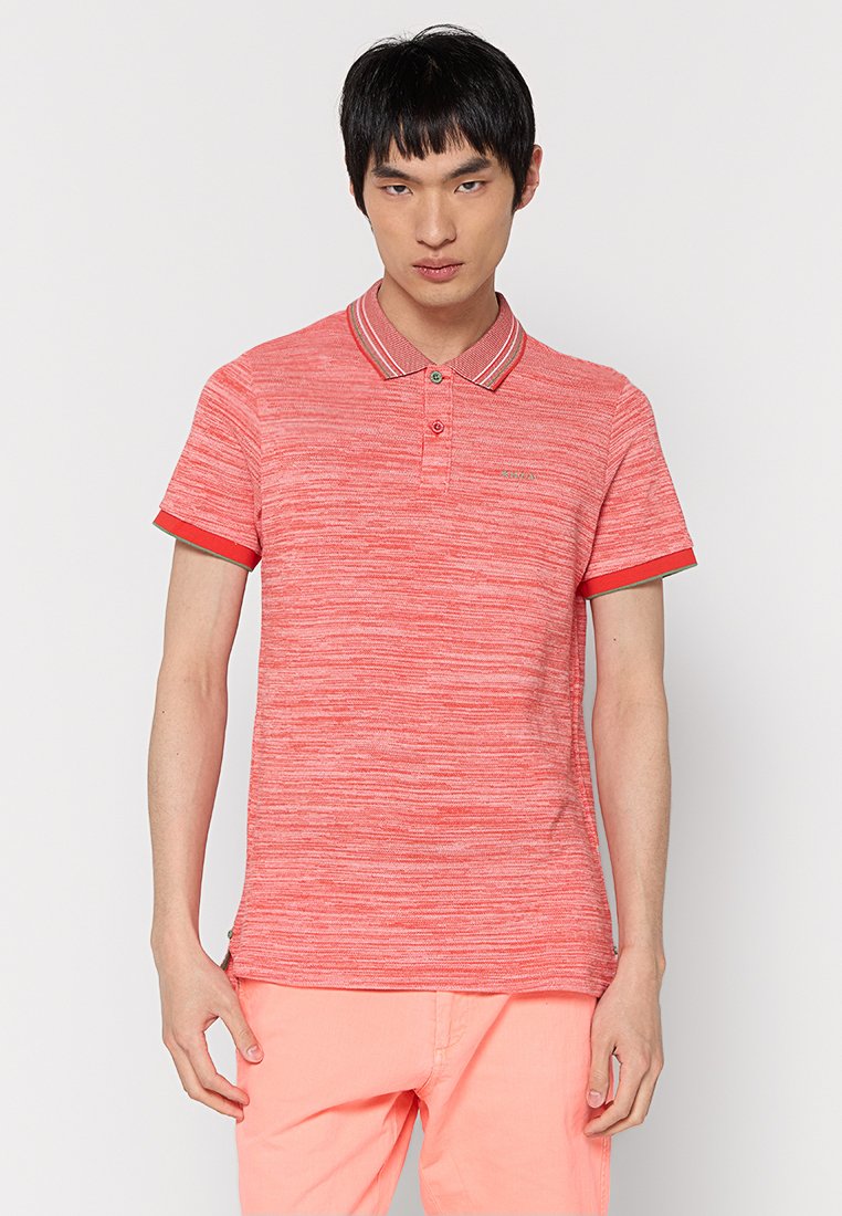 NZA New Zealand Auckland Poloshirt lichtrood