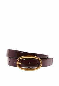 Reiss DREW OVAL BUCKLE  - Vyö - oxblood