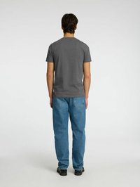 Selected Homme SLHROLAND O NECK TEE 3 PACK  - Paprasti marškinėliai - medium grey melange