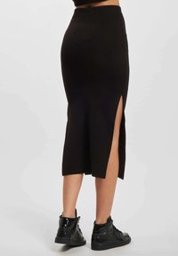 Rocawear MIDI - Fustă tip creion - black