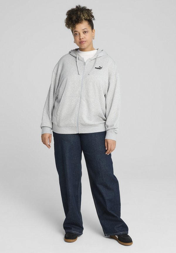 SMALL LOGO COMFORT MIT DURCHGEHENDEM  - Sweatjacke - light gray heather