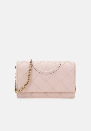 Tory Burch FLEMING SOFT GRAINED CHAIN  - Clutch - blush