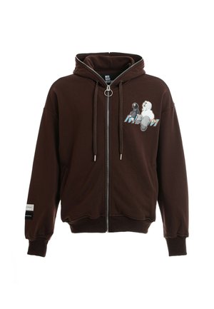 UNISEX - Sudadera con cremallera - brown