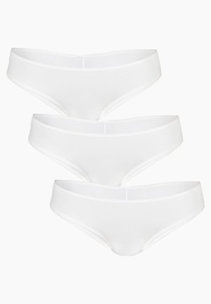 INVISIBLE MICRO - 3 PACK - BRASILIANO - Slip - white