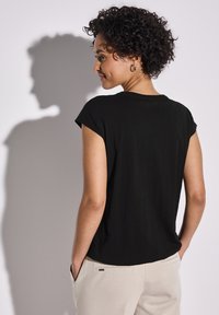 Street One T-shirt basic - schwarz