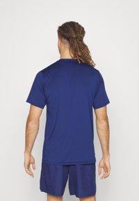 adidas Performance STRETCH - Sportfelső - dark blue/white