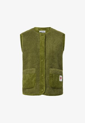 Pieces, PCANASTACIA TEDDY VEST BC - Smanicato - sphagnum